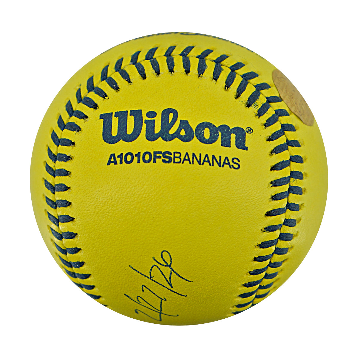 Chris Burgess Indianapolis Clowns Autographed Inscribed Official Banana Ball 2.27.26 FSU Tallahassee Florida