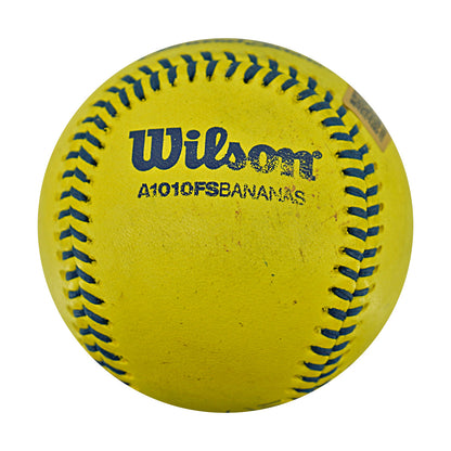 Correlle Prime Indianapolis Clowns Autographed Inscribed Official Banana Ball 2.27.26 FSU Tallahassee Florida