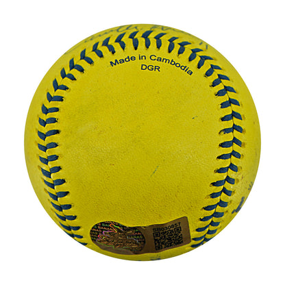 Correlle Prime Indianapolis Clowns Autographed Inscribed Official Banana Ball 2.27.26 FSU Tallahassee Florida