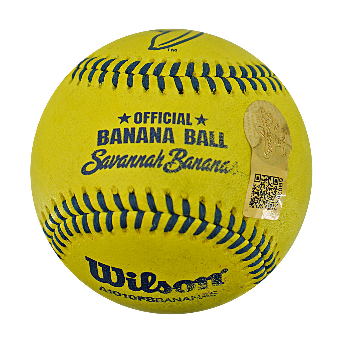 Correlle Prime Indianapolis Clowns Autographed Inscribed Official Banana Ball 2.27.26 FSU Tallahassee Florida