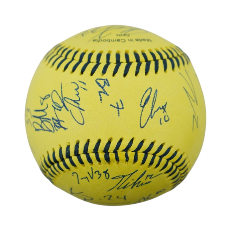 Indianapolis Clowns 2026 Inaugural Team Signed Official Banana Ball