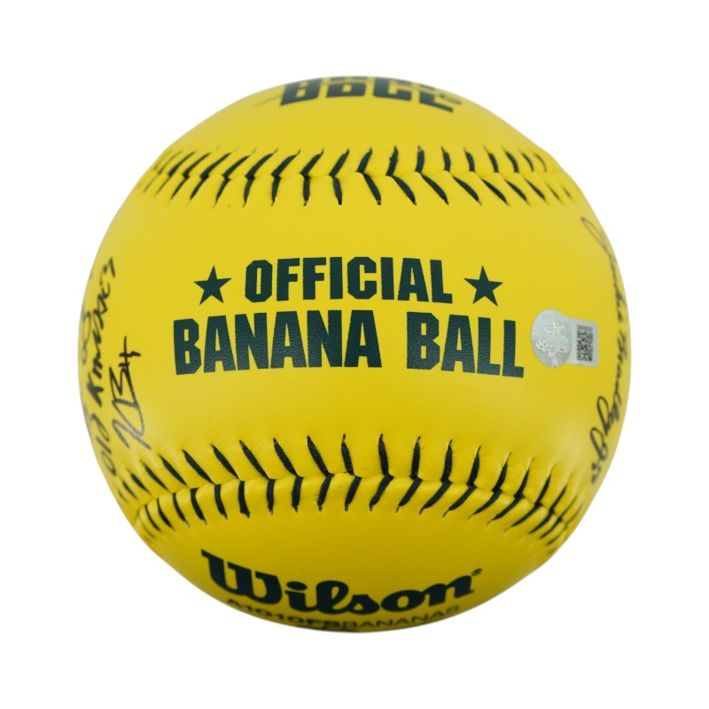 Indianapolis Clowns 2026 Inaugural Team Signed Oversized Banana Ball