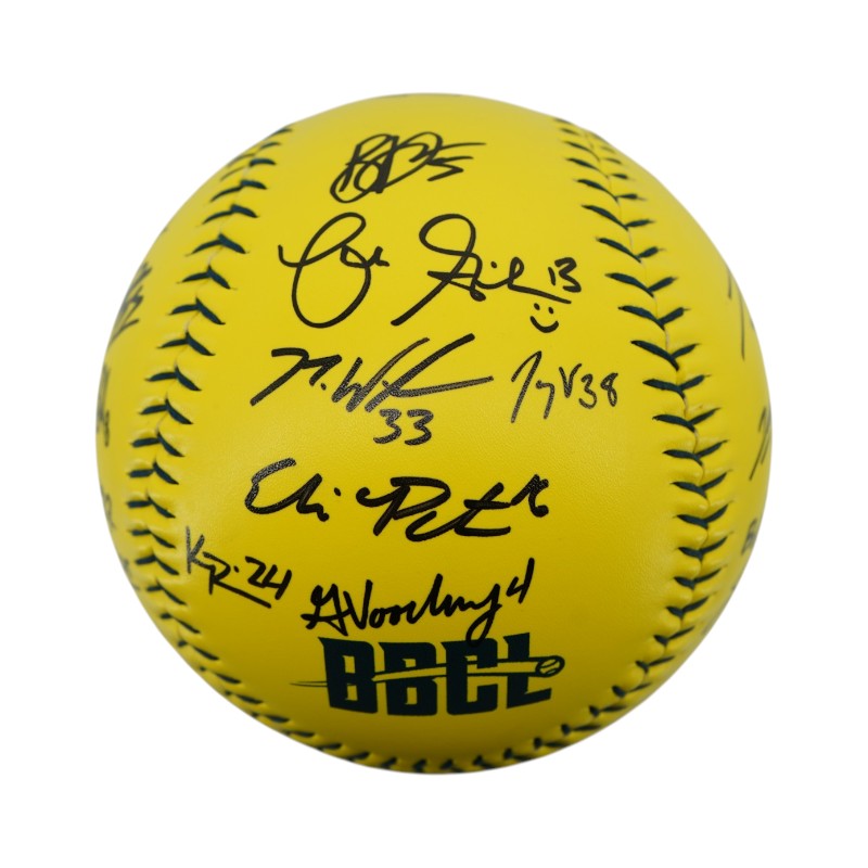 Indianapolis Clowns 2026 Inaugural Team Signed Oversized Banana Ball