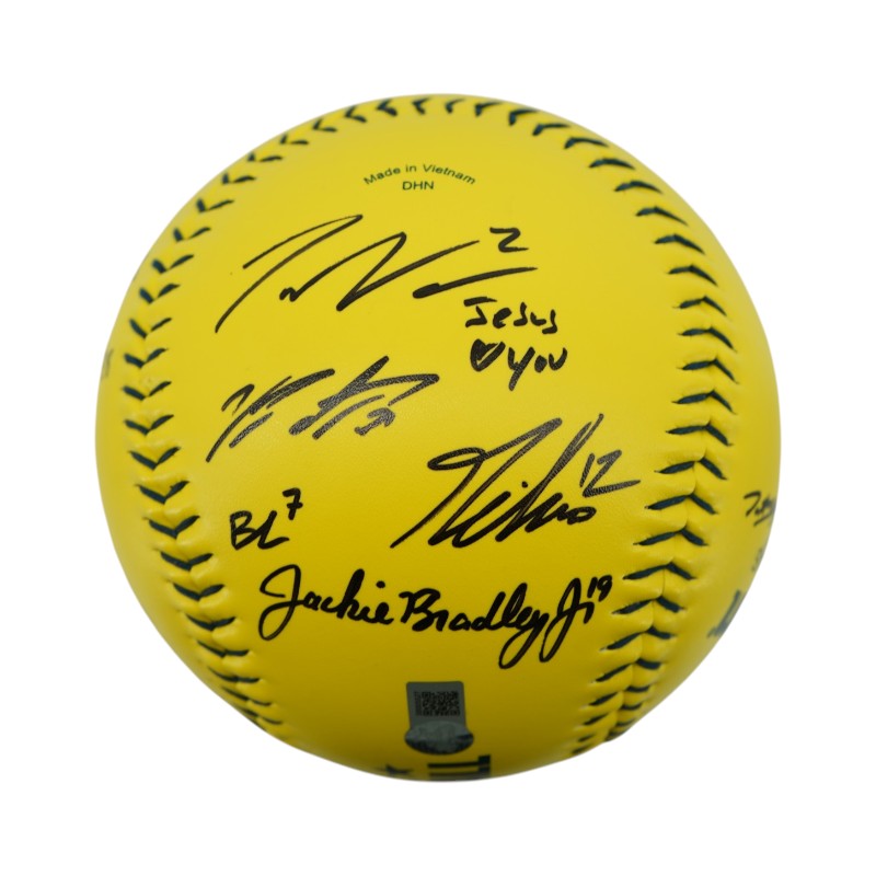 Indianapolis Clowns 2026 Inaugural Team Signed Oversized Banana Ball