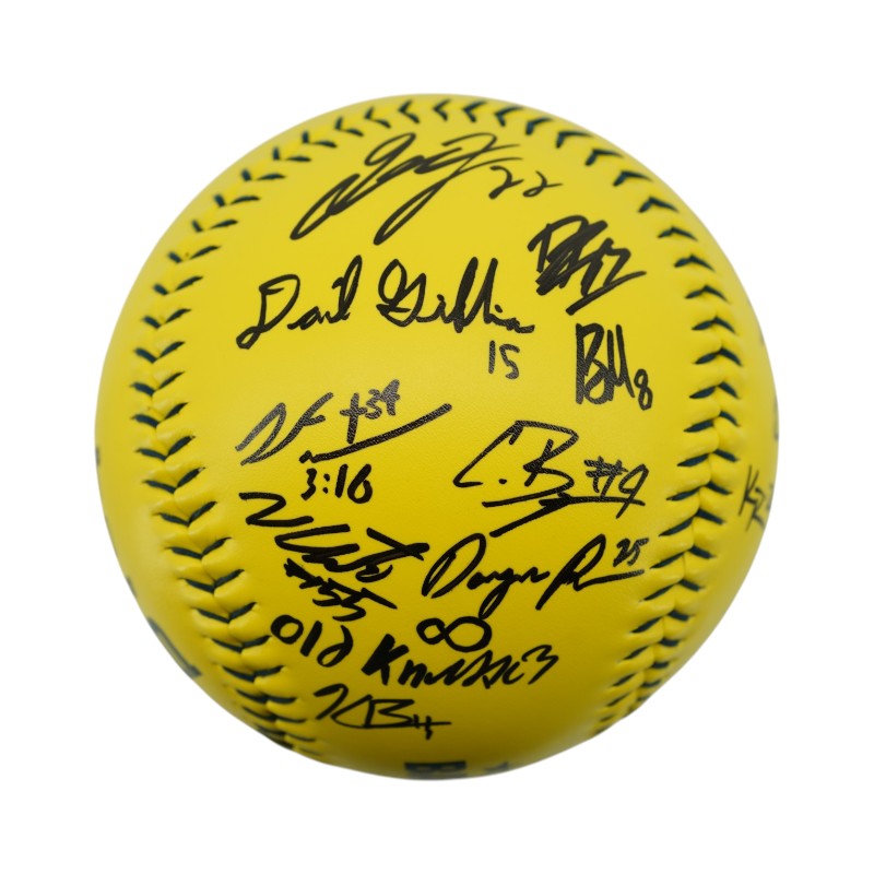 Indianapolis Clowns 2026 Inaugural Team Signed Oversized Banana Ball