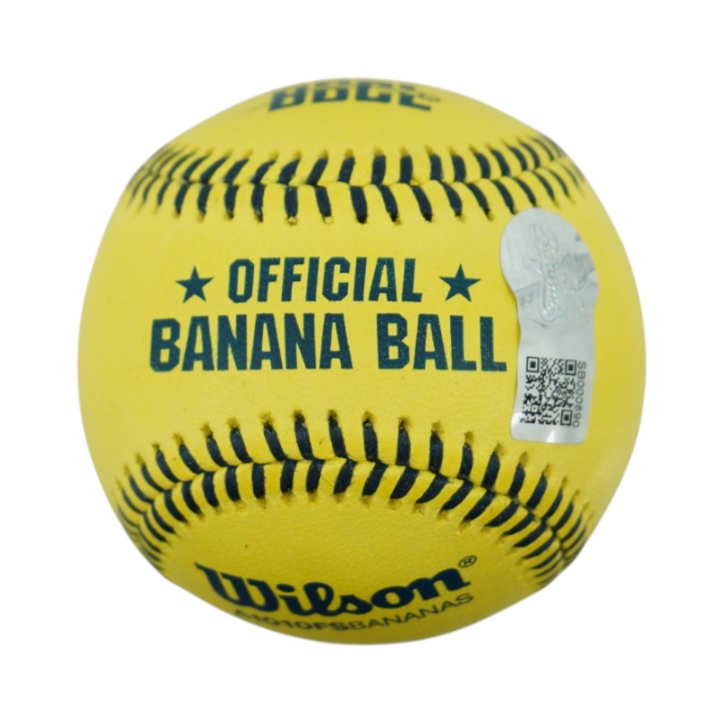 Jackie Bradley Jr Indianapolis Clowns Autographed Official Banana Ball