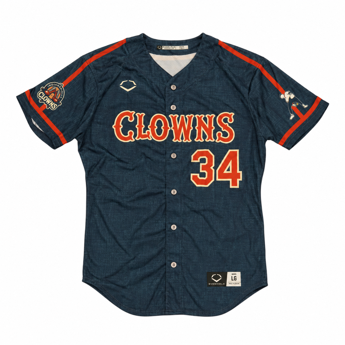 Daniel Foster Indianapolis Clowns Game Worn May 15, 2026 Jersey in Indianapolis