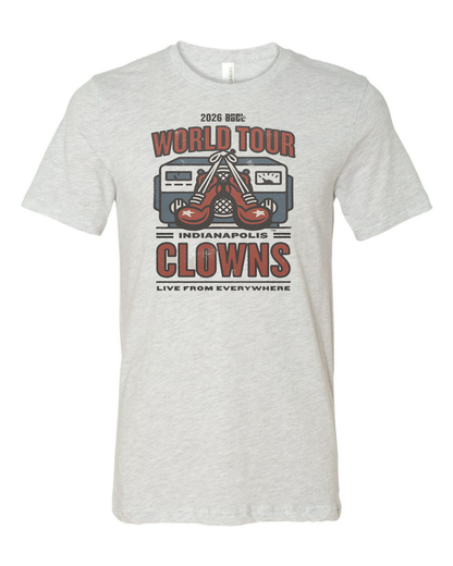 2026 Clowns BBCL World Tour Tee