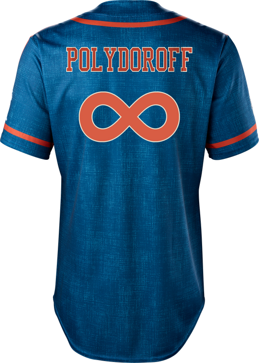 Clowns Fisher Polydoroff Evoshield Jersey - Navy