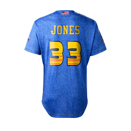 Tailgaters Tre Jones #33 Player Jersey - Denim
