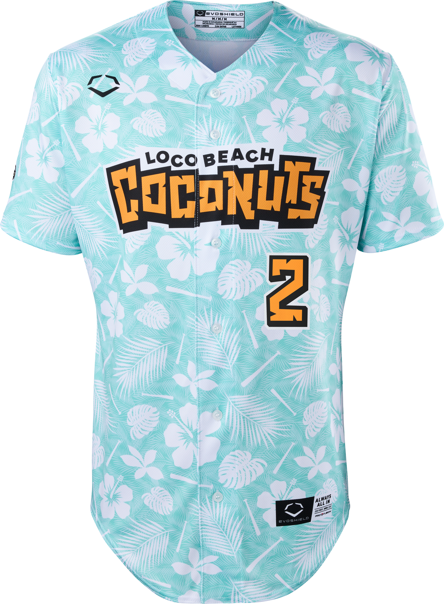 Coconuts Sal Jacobo #2 Evoshield Jersey - Floral