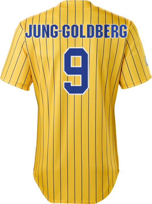 Bananas Max Jung-Goldberg #9 Evoshield Jersey - Pinstripe
