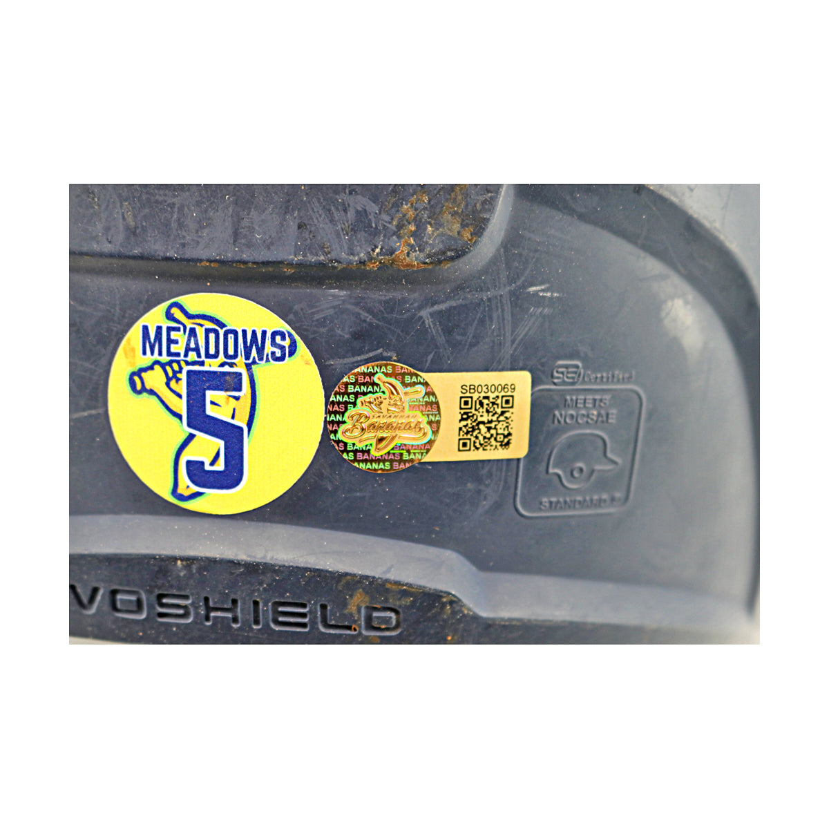 KJ Jackson Savannah Bananas Autographed Inscribed Game Worn Showdown Grand Slam Batting Helmet - Tampa 3/15/25