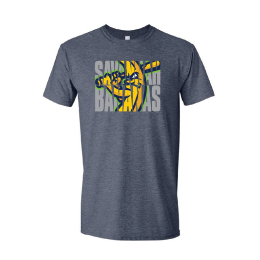 Bananas Short Sleeve Knockout Tee - Heathered Navy