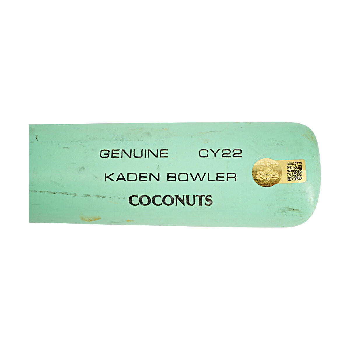 Kaden Bowler Loco Beach Coconuts Game Used Louisville Slugger Bat 2.26.26 FSU Tallahassee Florida