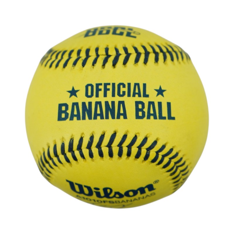 Ashby Vining Loco Beach Coconuts Autographed Official Banana Ball