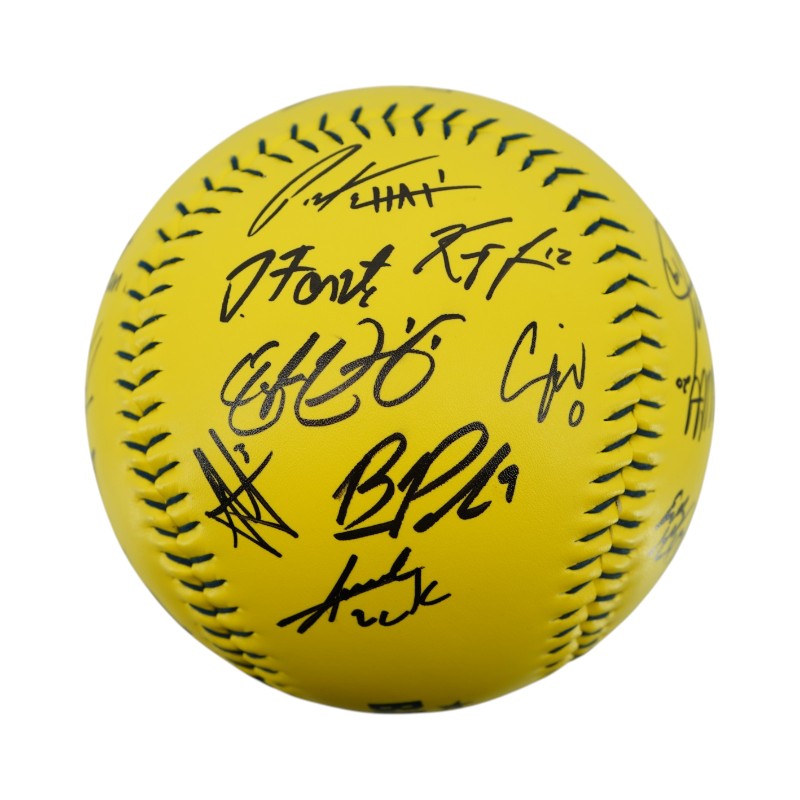 Loco Beach Coconuts 2026 Inaugural Team Signed Oversized Banana Ball