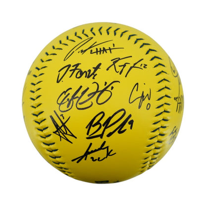 Loco Beach Coconuts 2026 Inaugural Team Signed Oversized Banana Ball