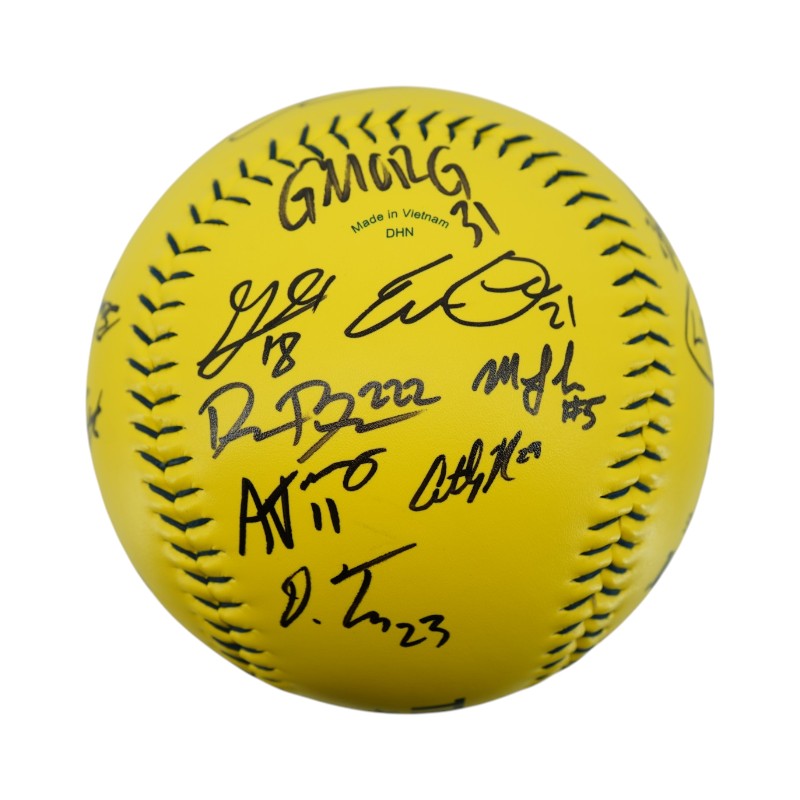 Loco Beach Coconuts 2026 Inaugural Team Signed Oversized Banana Ball