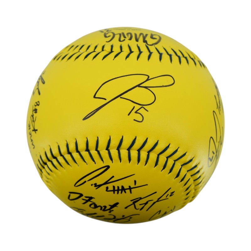 Loco Beach Coconuts 2026 Inaugural Team Signed Oversized Banana Ball