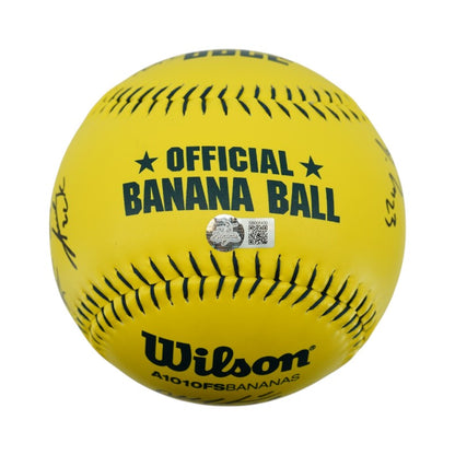 Loco Beach Coconuts 2026 Inaugural Team Signed Oversized Banana Ball