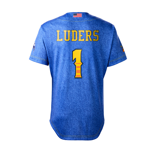 Tailgaters Jonathan Luders #1 Player Jersey - Denim