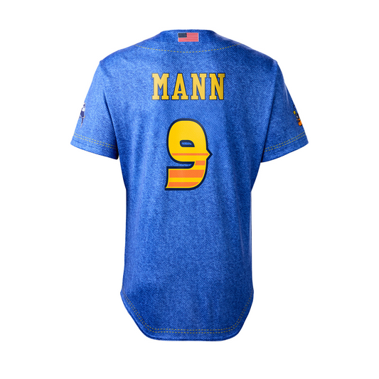Tailgaters Andrew Mann #9 Player Jersey - Denim