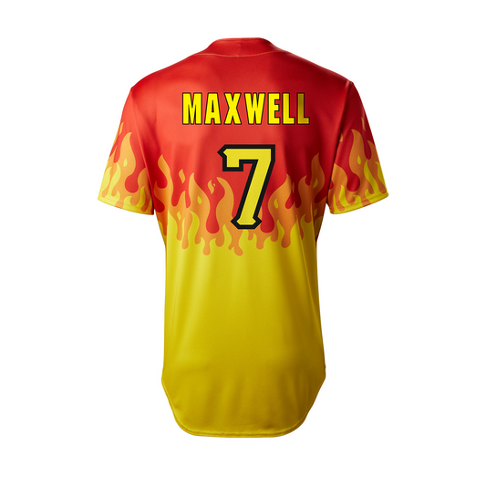 Firefighters Mason Maxwell #7 Player Jersey - Red