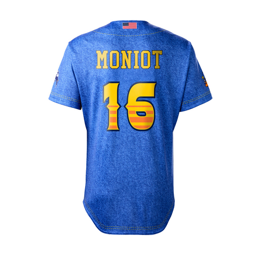 Tailgaters Travis Moniot #16 Player Jersey - Denim