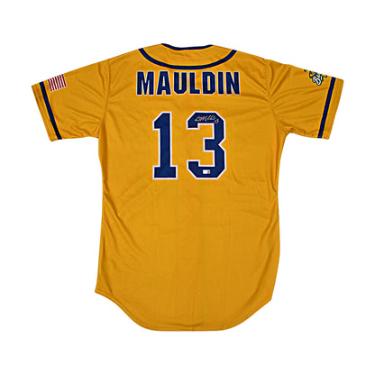 Dalton Mauldin Autographed Game Worn Savannah Bananas Jersey from 2024 Season