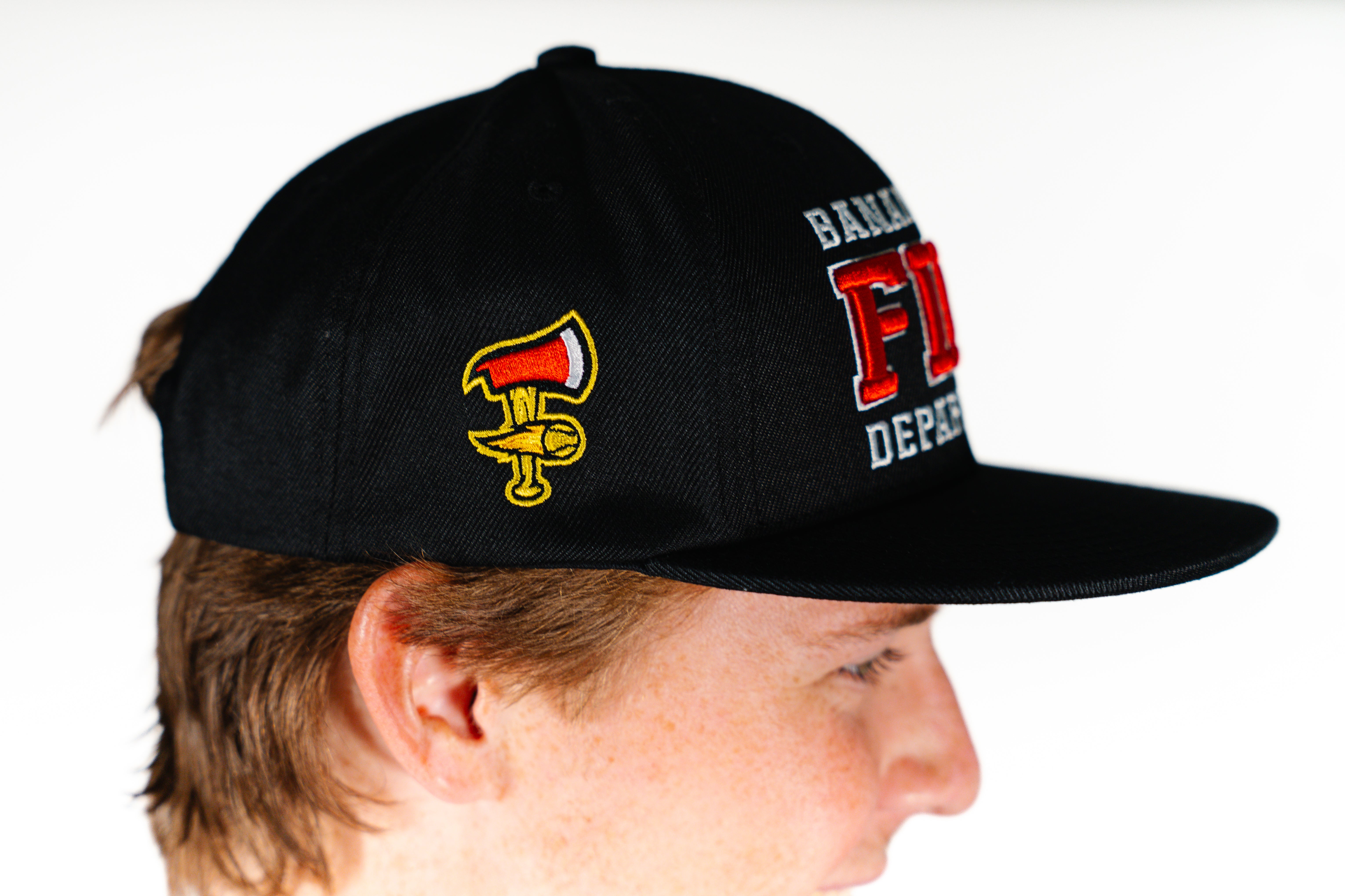 Firefighters CapX BBFD Game Adjustable Hat - Black – Banana Ball