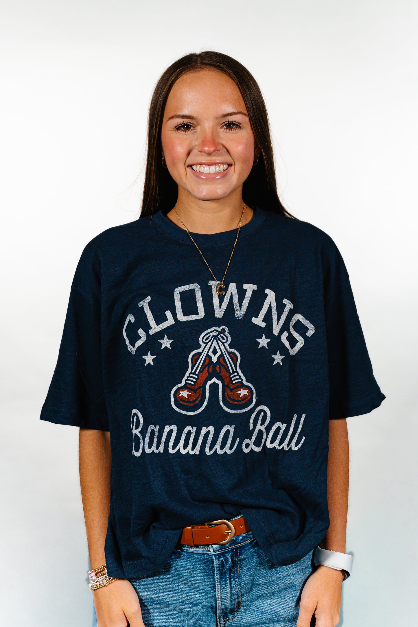 WOMEN'S Clowns Jade Motley Mid Rise Tee