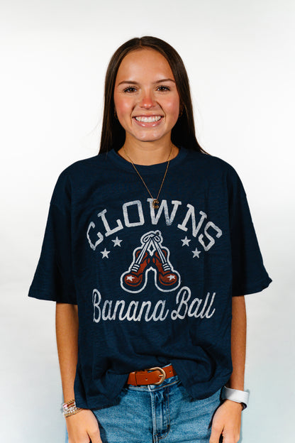 WOMEN'S Clowns Jade Motley Mid Rise Tee