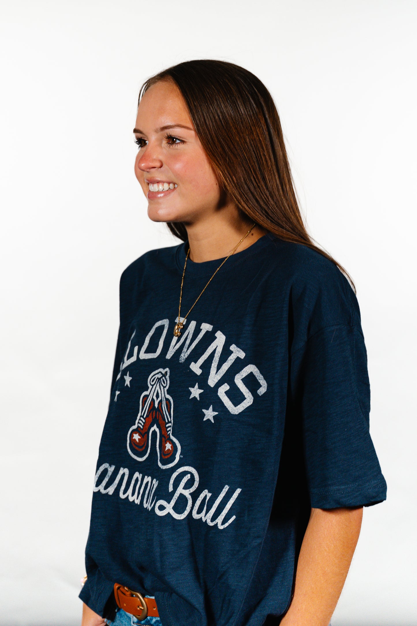 WOMEN'S Clowns Jade Motley Mid Rise Tee