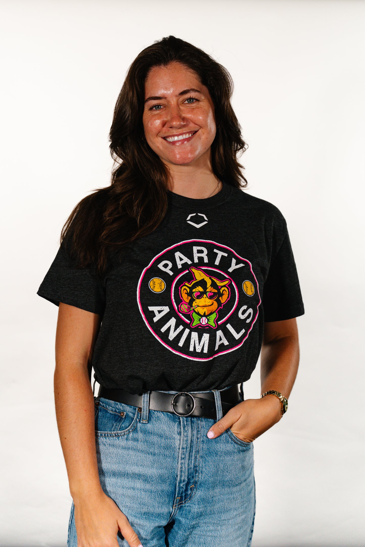 Party Animals EvoShield Circle Change Black Heather Tee