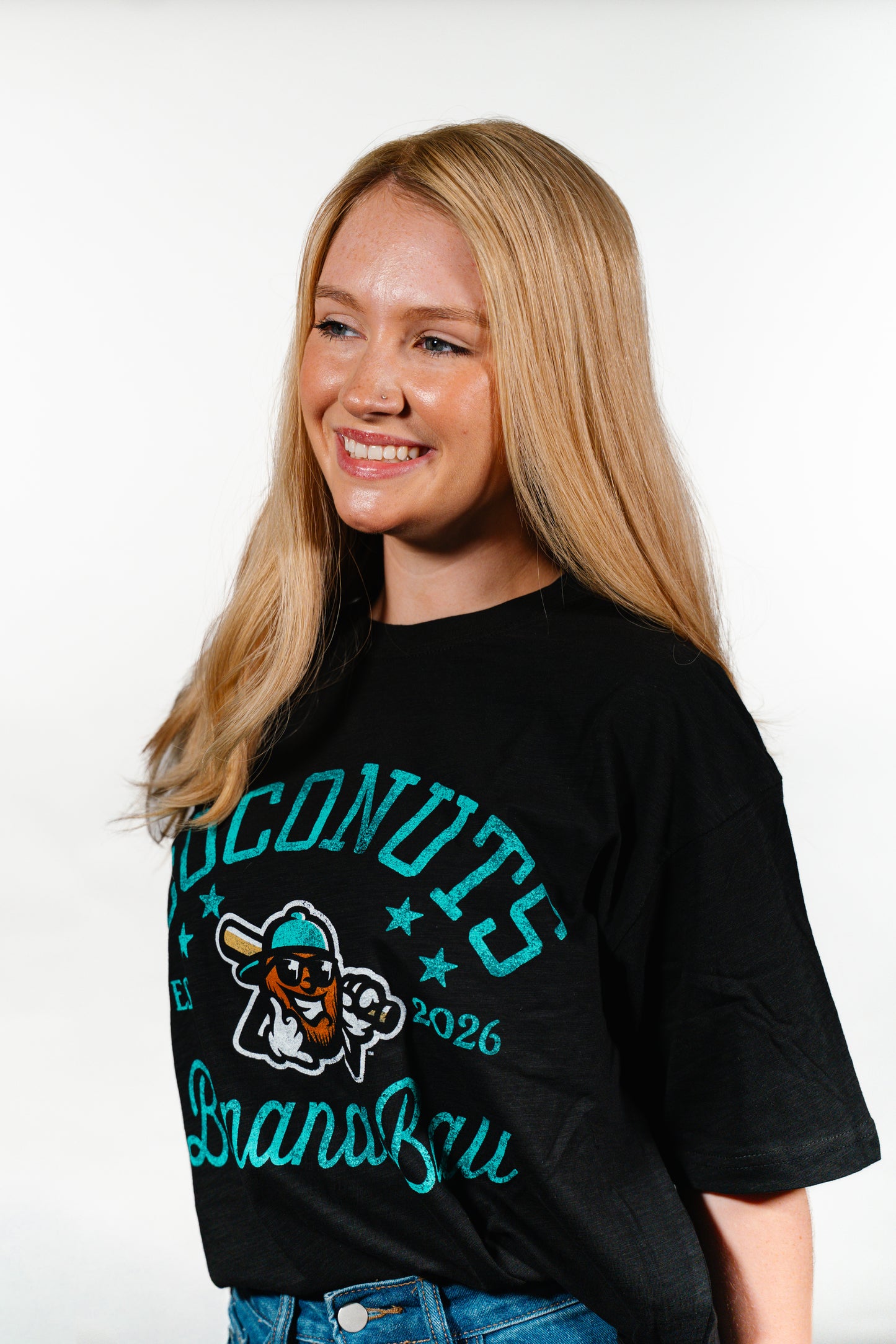 WOMEN'S Coconuts Jade Motley Mid Rise Tee