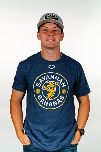 Bananas EvoShield Circle Change Navy Heather Tee