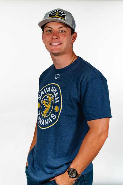 Bananas EvoShield Circle Change Navy Heather Tee