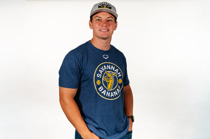 Bananas EvoShield Circle Change Navy Heather Tee