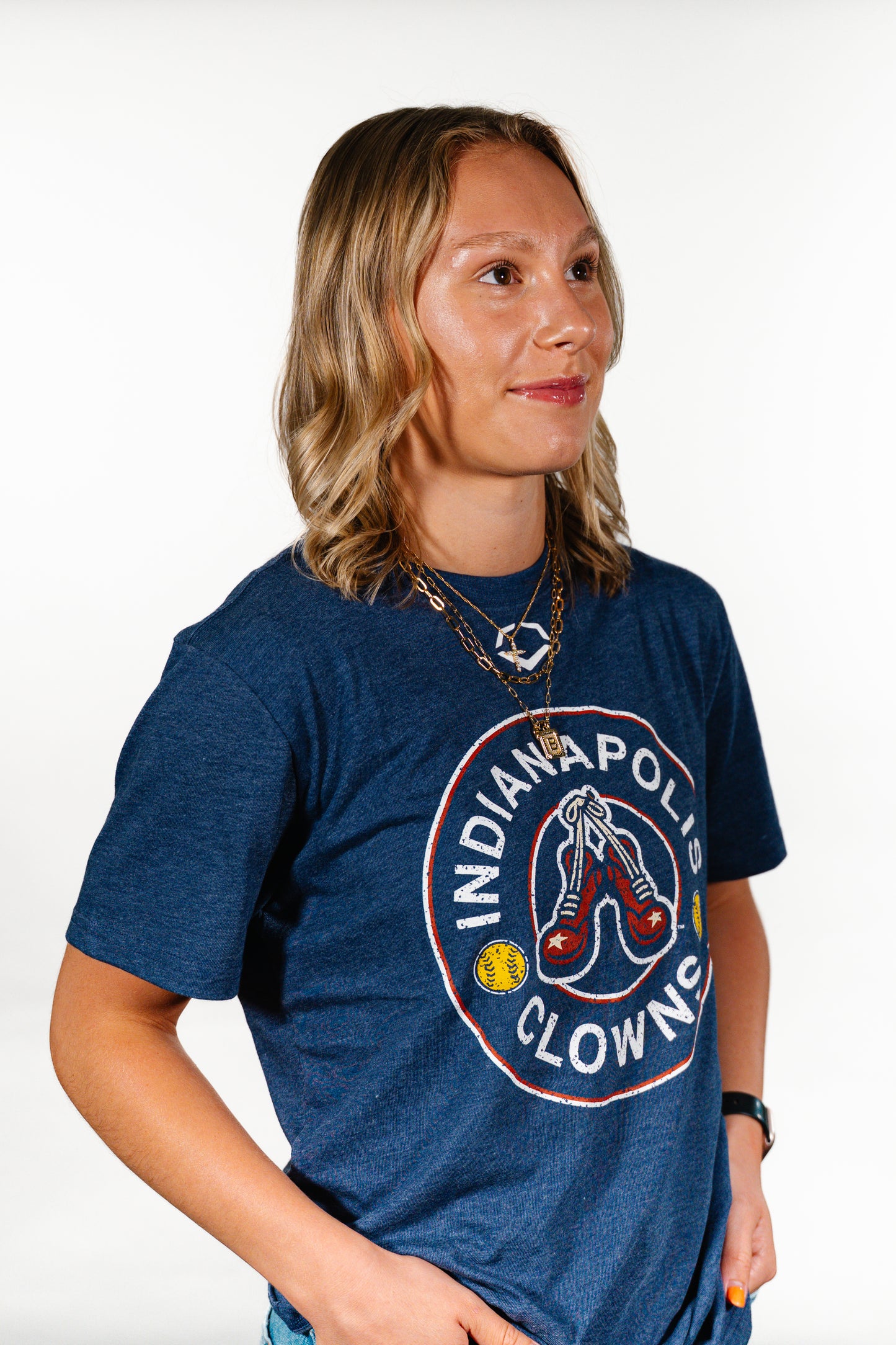 Clowns EvoShield Circle Change Navy Heather Tee