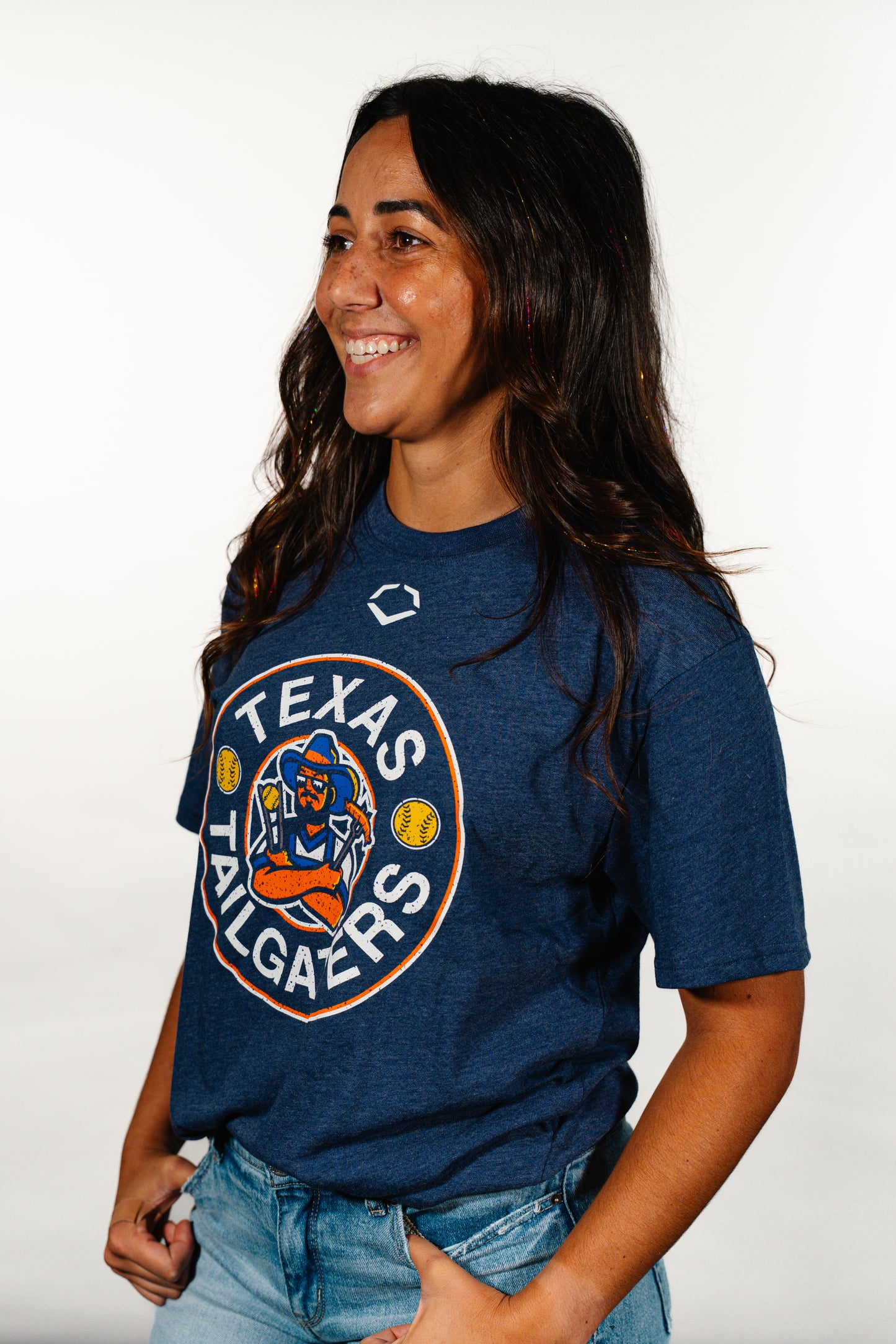 Tailgaters EvoShield Circle Change Navy Heather Tee