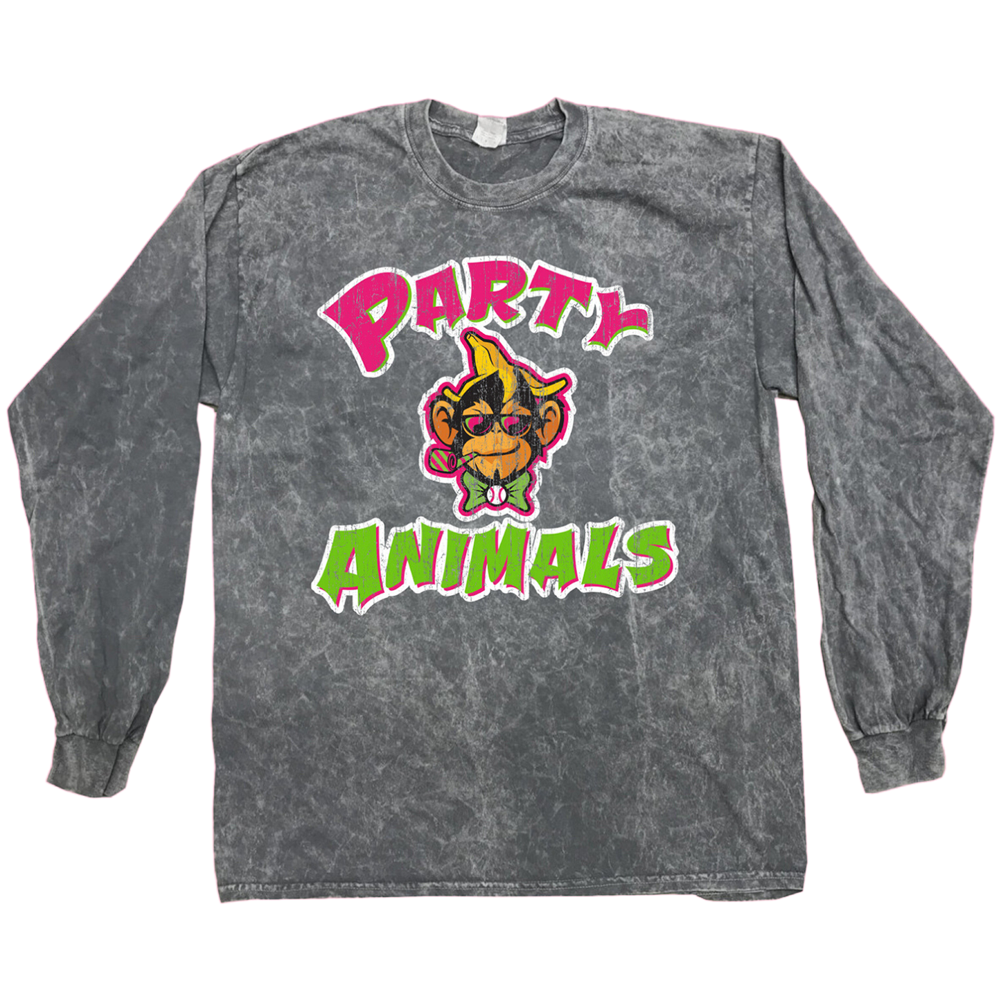 Party Animals Long Sleeve Tee - Mineral Wash