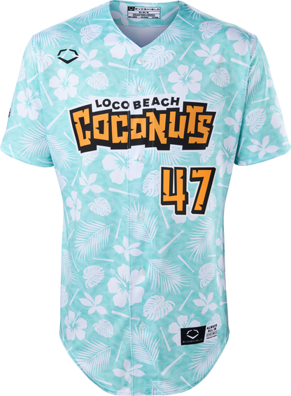 Coconuts Endy Morales #47 Evoshield Jersey - Floral