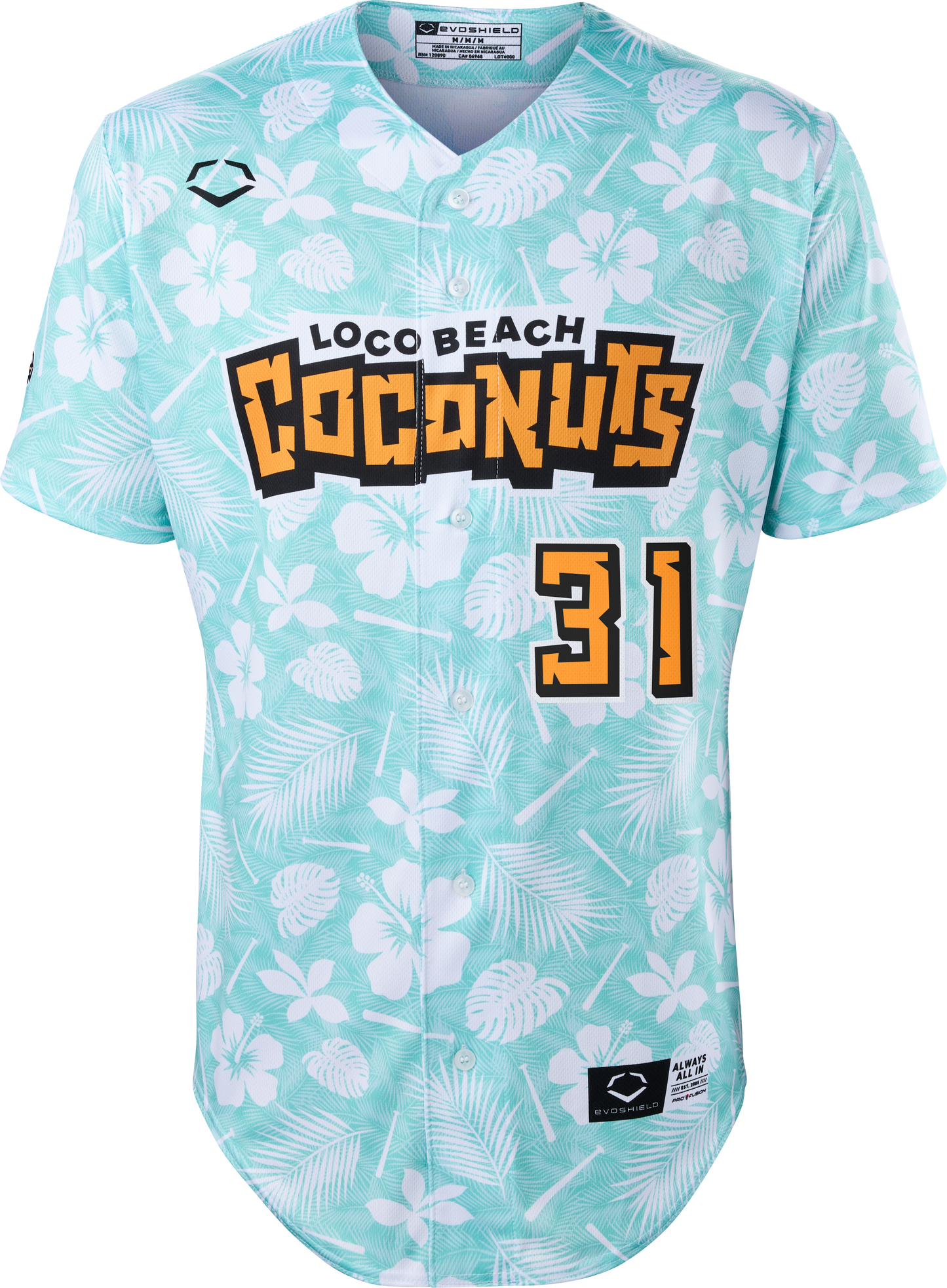 Coconuts Grady Morgan #31 Evoshield Jersey - Floral