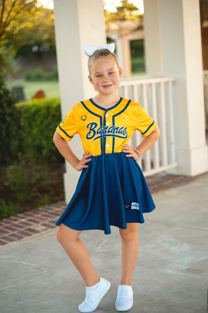 YOUTH Bananas Fan Dress Jersey - Yellow