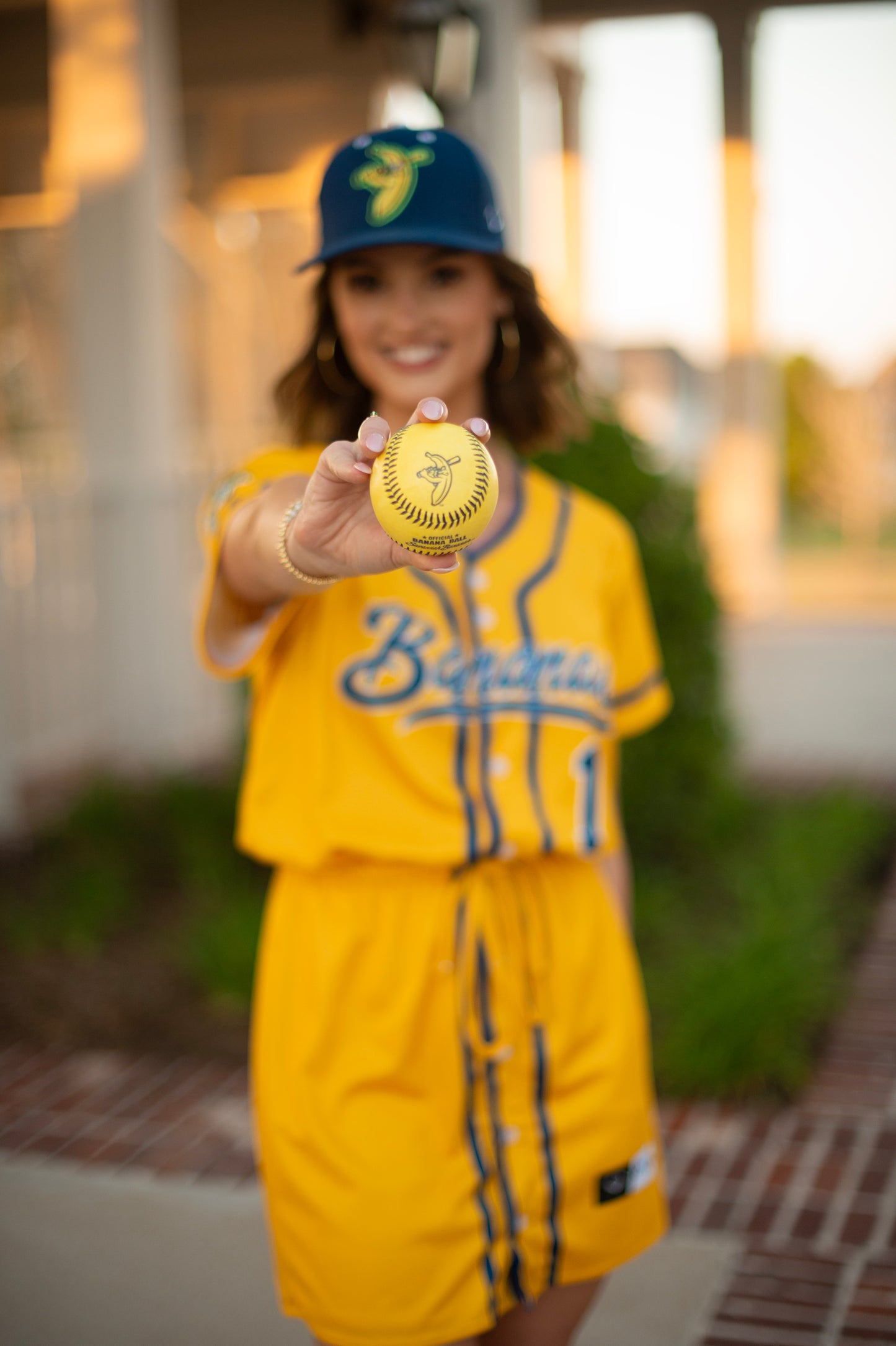 WOMEN'S Bananas Fan Dress Jersey - Yellow