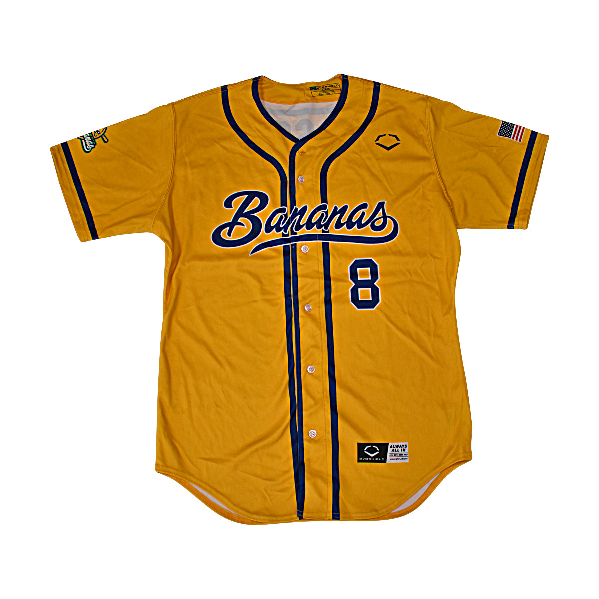 Jackson Olson Autographed Game Worn Savannah Bananas Jersey from Fenway Park Game on 6/8/2024