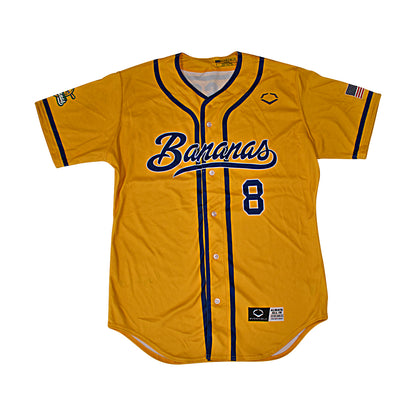 Jackson Olson Autographed Game Worn Savannah Bananas Jersey from Fenway Park Game on 6/8/2024