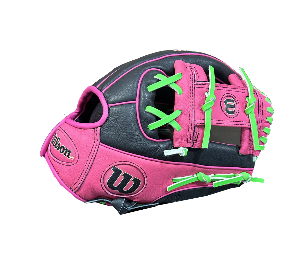 ビング＆グロンデール　ダブルハンドルプレート YOUTH Party Animals A450 Wilson Glove – Banana Ball