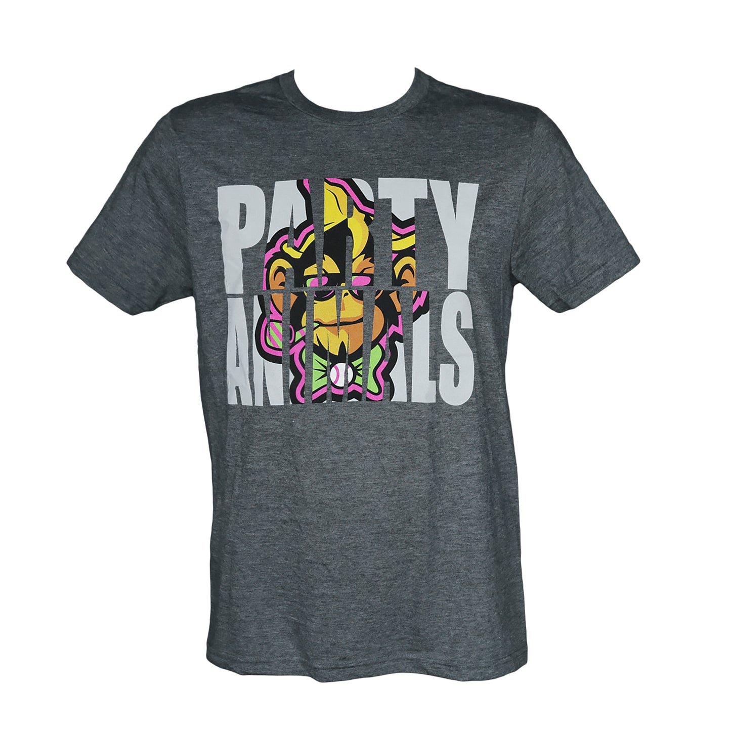 Party Animals Short Sleeve Knockout Tee - Gray